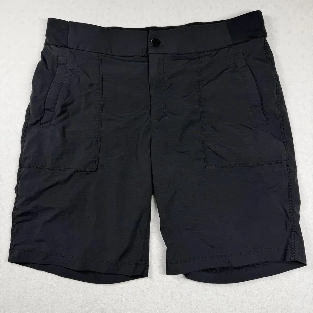 Athleta Trekkie Bermuda 2.0 Shorts Women’s Size 12 Black Hiking Stretch